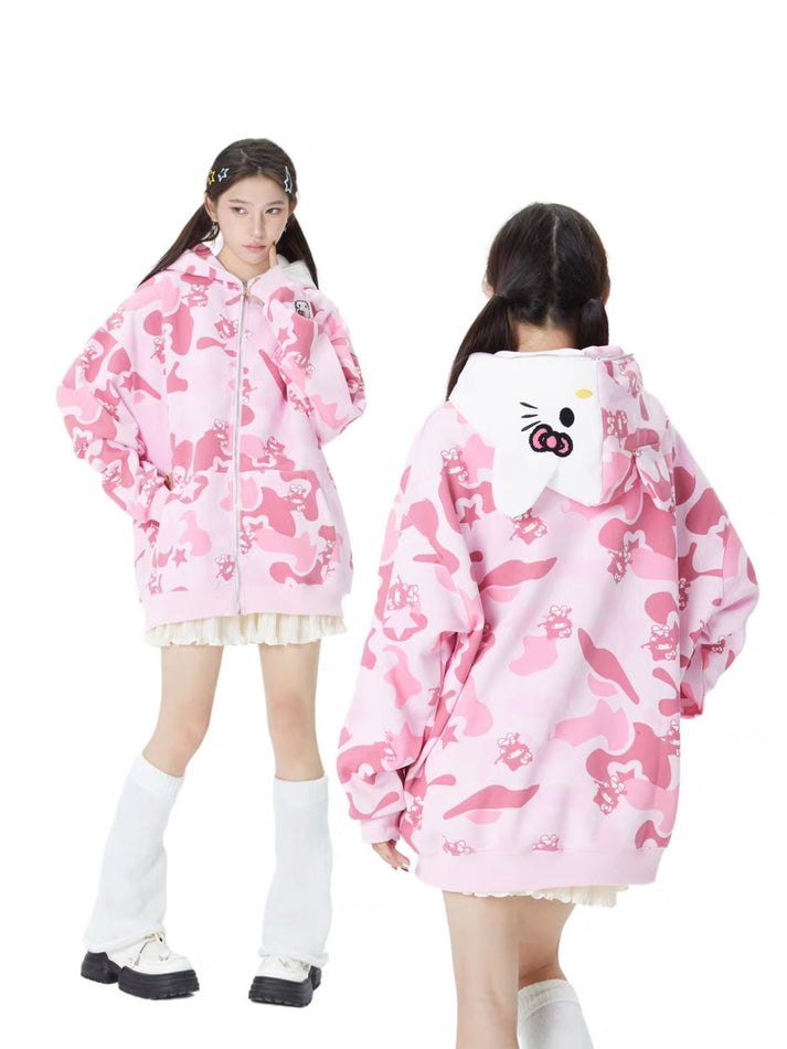 Moletom com capuz Hello Kitty