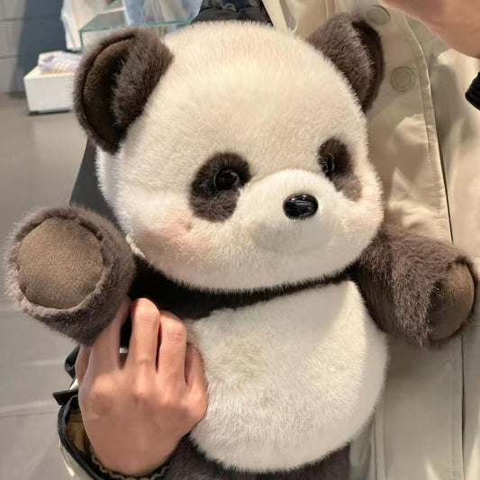 Pelúcia Abraço Quentinho™ 🧸💖 – Companheiro de Conforto (Panda, Vaquinha ou porquinho)