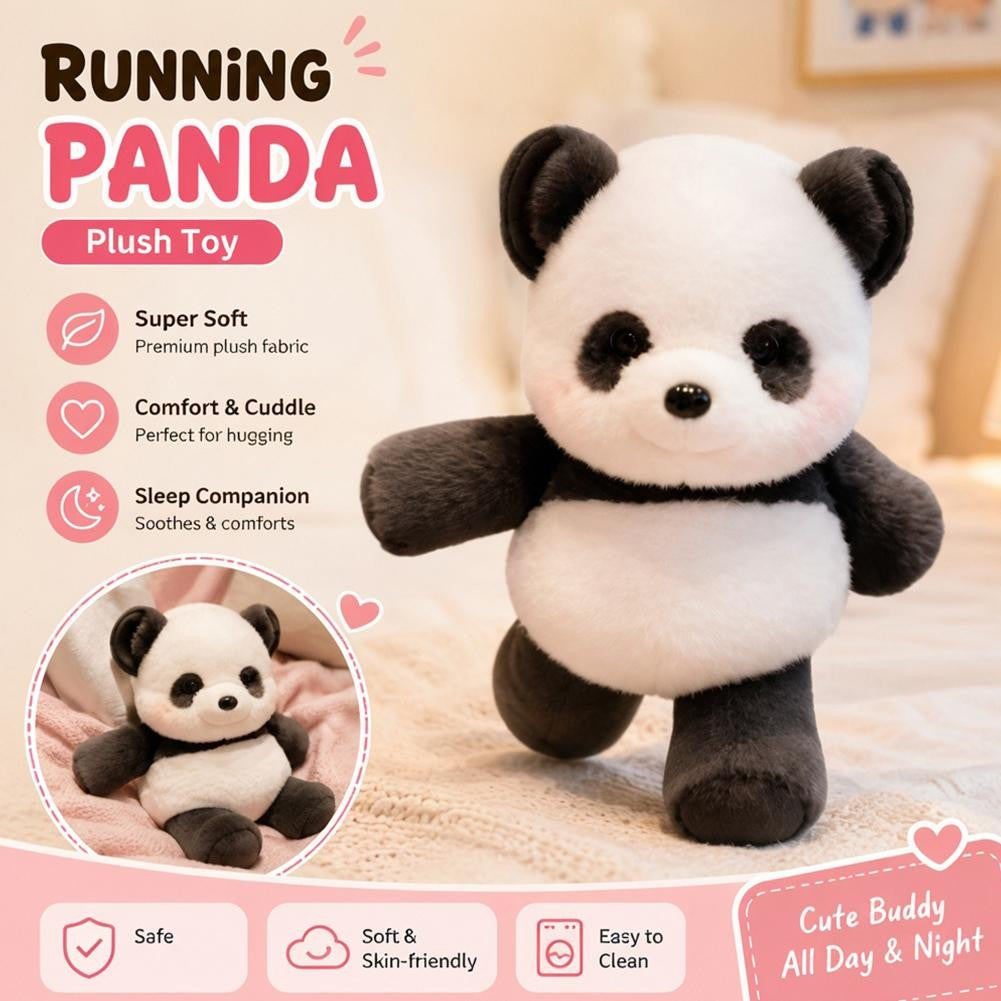 Pelúcia Abraço Quentinho™ 🧸💖 – Companheiro de Conforto (Panda, Vaquinha ou porquinho)